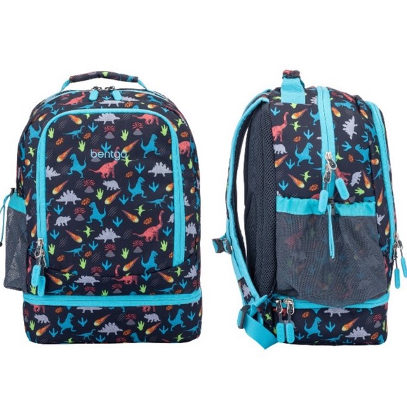 Bentgo Kids 2-in-1 Backpack & Insulated Lunch Bag Combo- Dinosaur ~ NEW - Picture 3 of 9